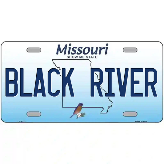 Black River Missouri Metal Sign