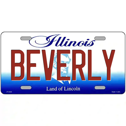 Beverly Illinois Metal Sign