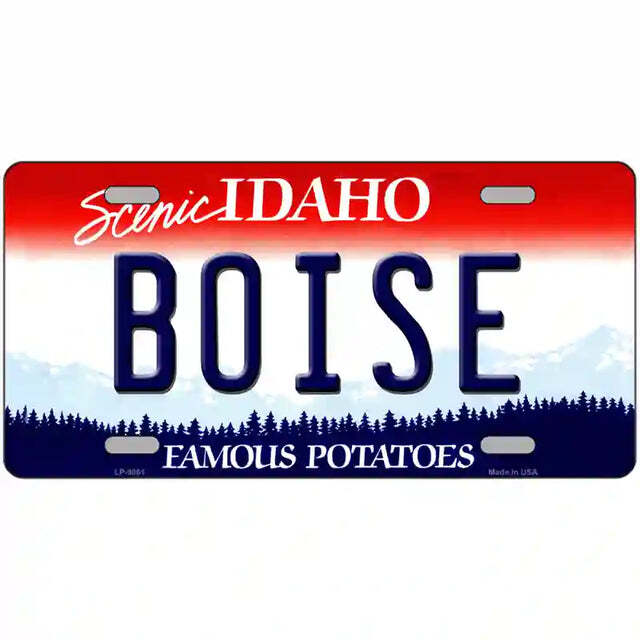 Boise Idaho Metal Sign