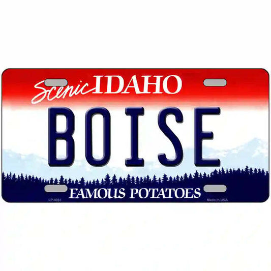 Boise Idaho Metal Sign