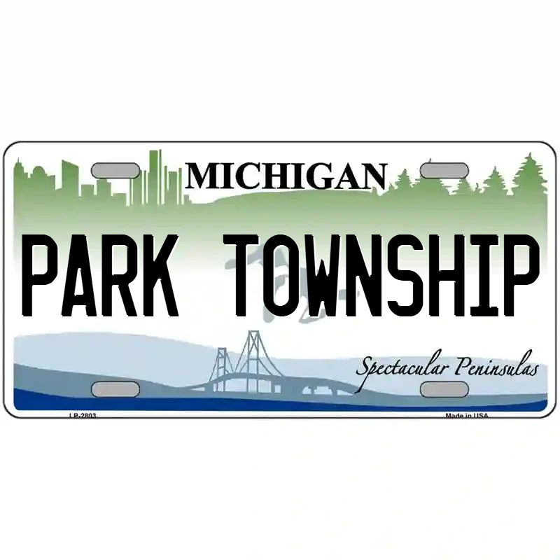 Park Township Michigan Metal Sign