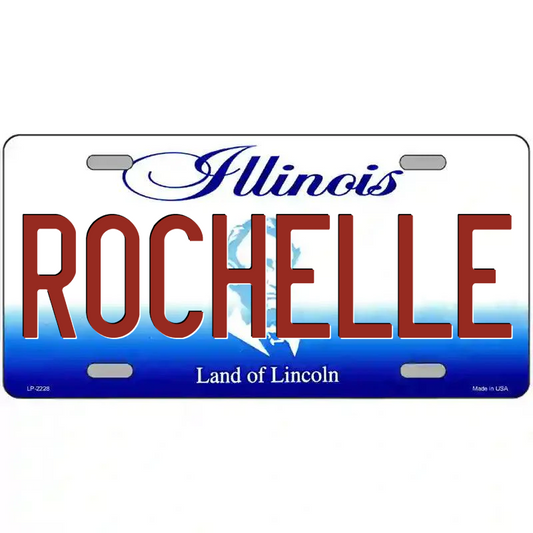 Rochelle Illinois Metal Sign