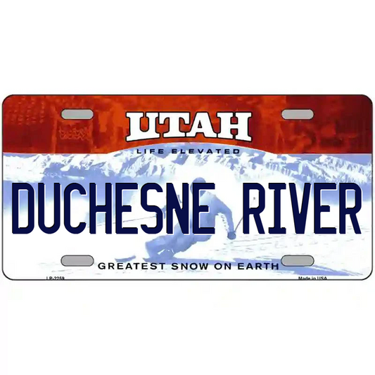 Duchesne River Utah Metal Sign