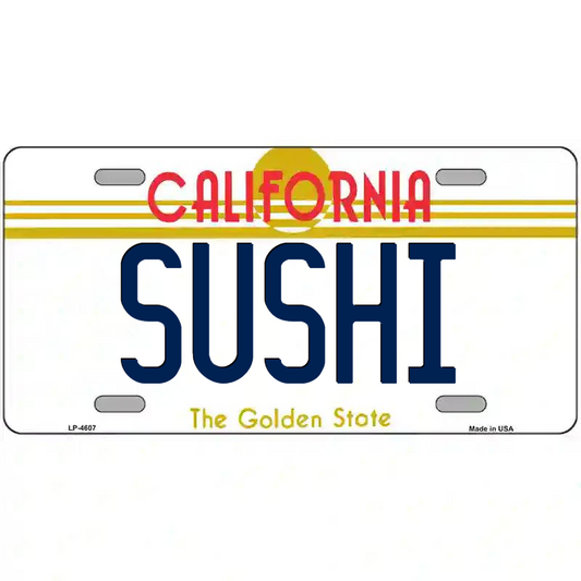 Sushi California Metal Sign