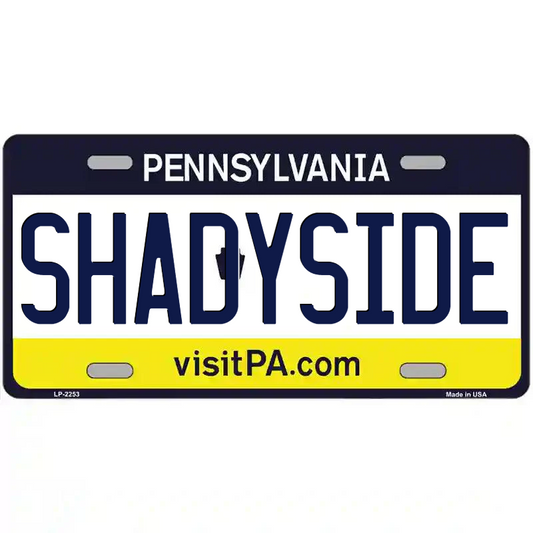 Shadyside Pennsylvania Metal Sign