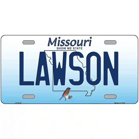 Lawson Missouri Metal Sign