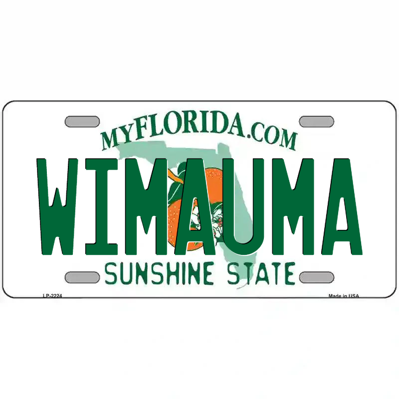 Wimauma Florida Metal Sign