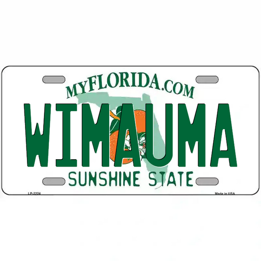 Wimauma Florida Metal Sign