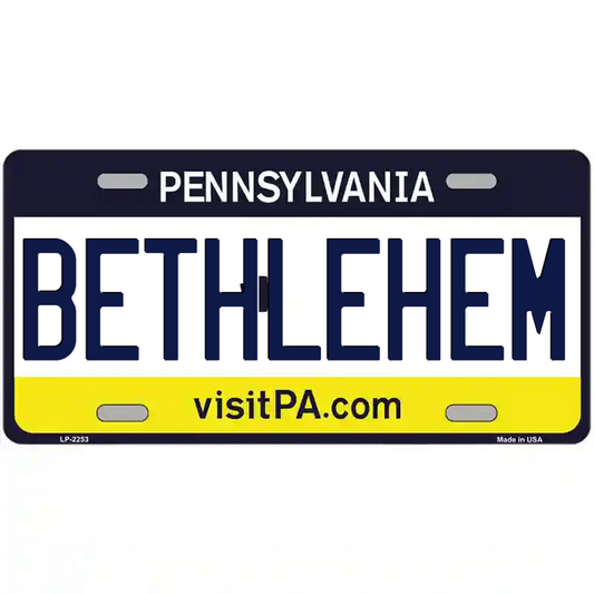 Bethlehem Pennsylvania Metal Sign
