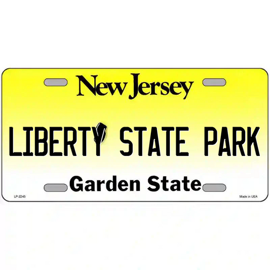 Liberty State Park New Jersey Metal Sign
