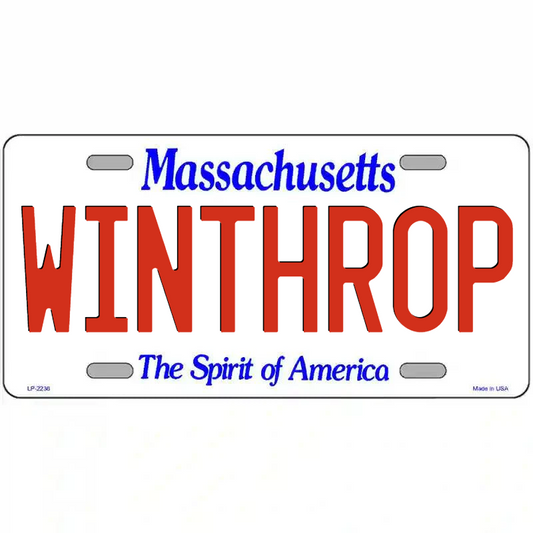 Winthrop Massachusetts Metal Sign