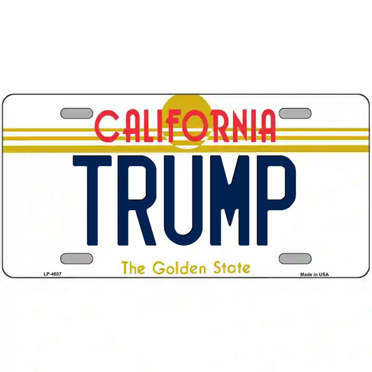 End DEI California Metal Sign
