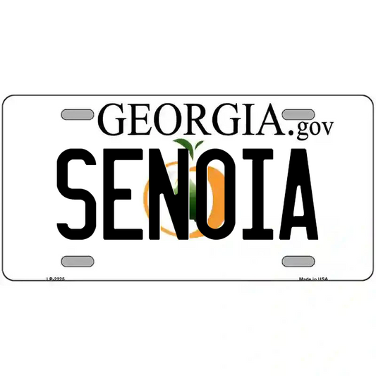 Senoia Georgia Metal Sign