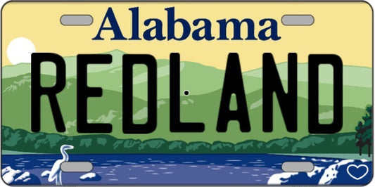 Redland Alabama Metal Sign