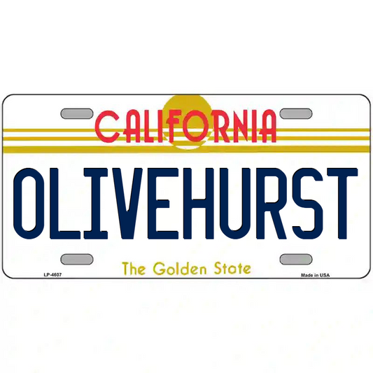 Olivehurst California Metal Sign