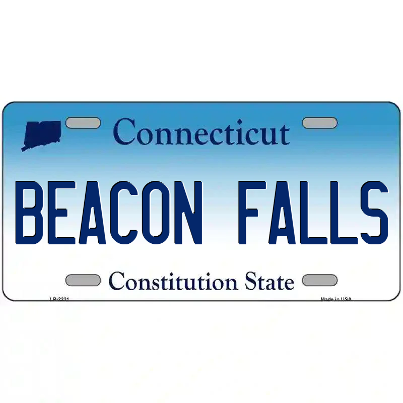 Beacon Falls Connecticut Metal Sign