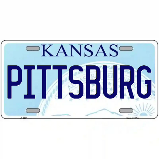 Pittsburg Kansas Metal Sign