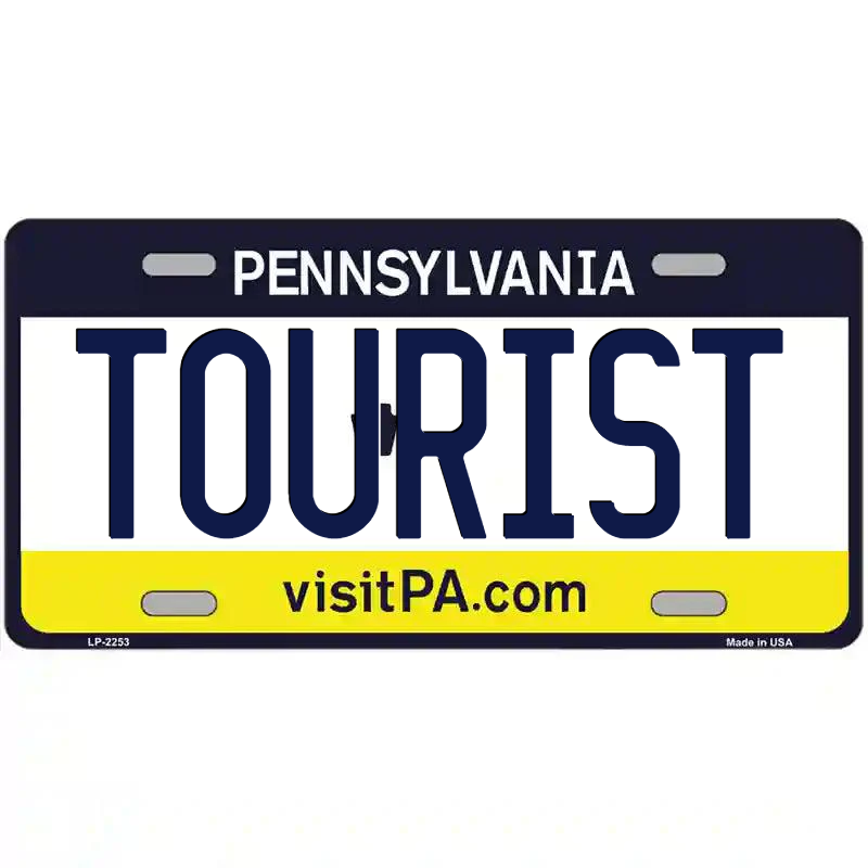 Tourst Pennsylvania Metal Sign