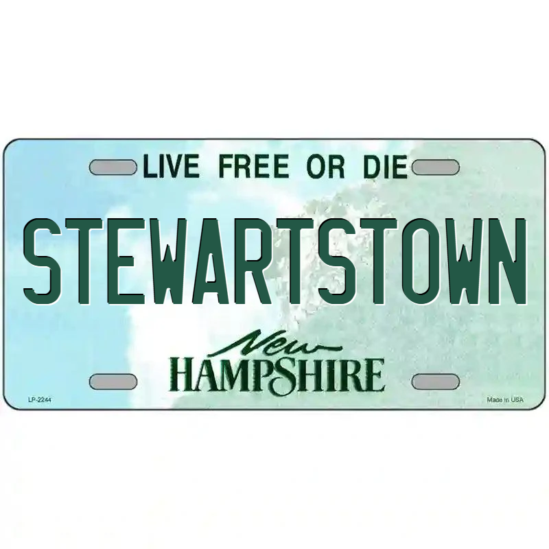 Stewartstown New Hampshire Metal Sign