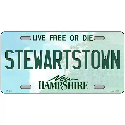 Stewartstown New Hampshire Metal Sign