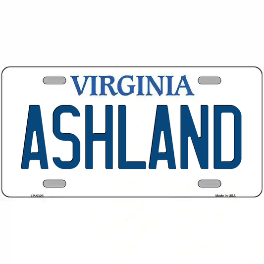 Ashland Virginia Metal Sign