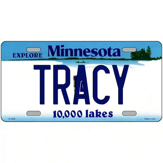 Tracy Minnesota Metal Sign