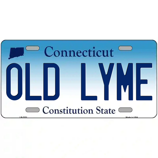 Old Lyme Connecticut Metal Sign
