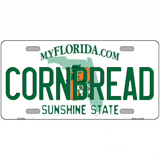 Cornbread Florida Metal Sign