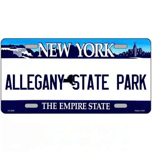 Adirondack Park New York Blue Metal Sign