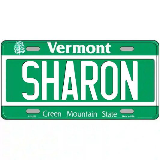 Sharon Vermont Metal Sign