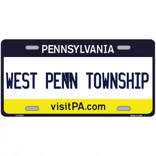 West Penn Township Pennsylvania Metal Sign