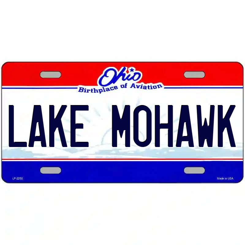 Lake Mohawk Ohio Metal Sign