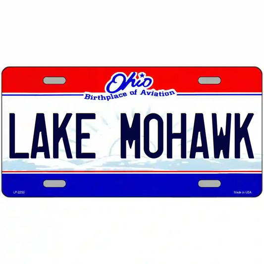 Lake Mohawk Ohio Metal Sign