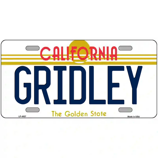 Gridley California Metal Sign