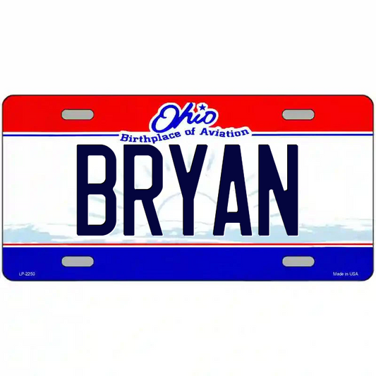Bryan Ohio Metal Sign