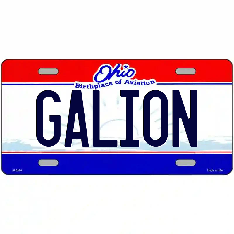 Galton Ohio Metal Sign