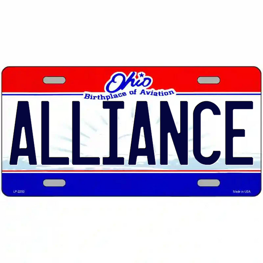 Alliance Ohio Metal Sign