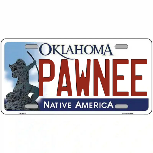Pawnee Oklahoma Metal Sign