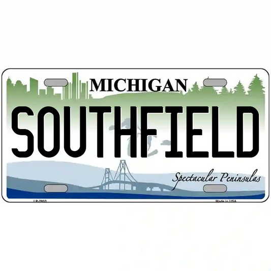 Southfield Michigan Metal Sign