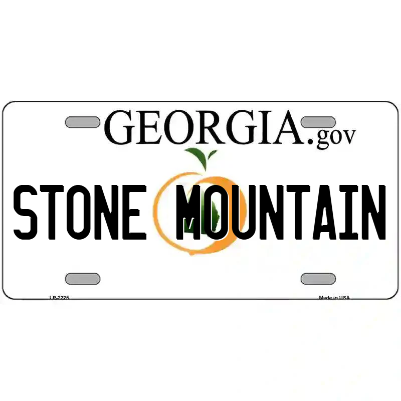 Stone Mountain Georgia Metal Sign