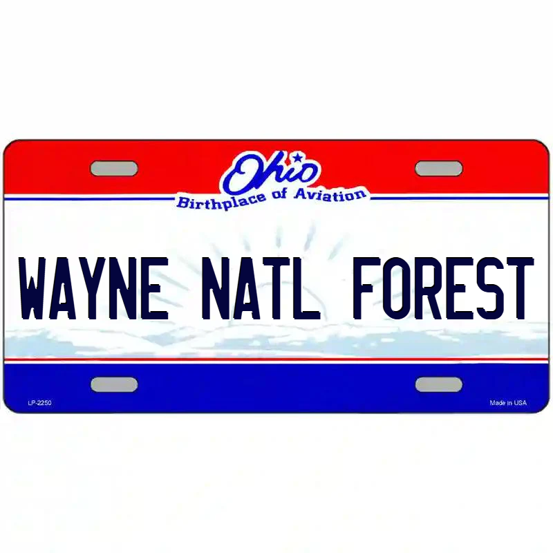 Wayne National Forest Ohio Metal Sign
