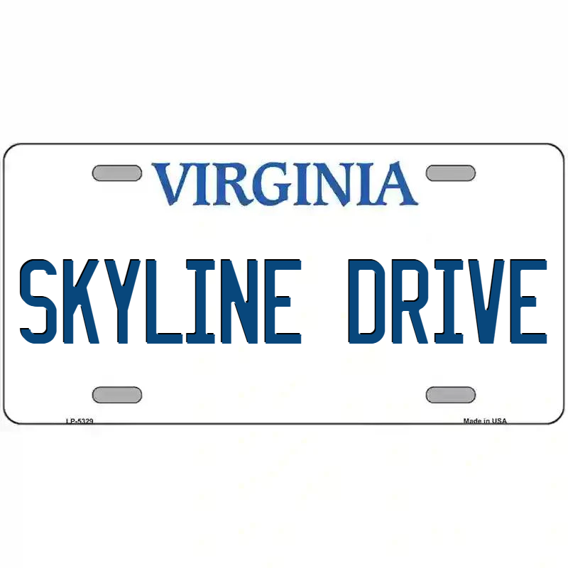 Skyline Drive Virginia Metal Sign