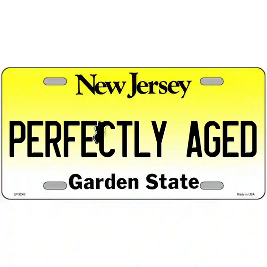 Perfectly Aged New Jersey Metal Sign