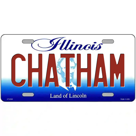 Chatham Illinois Metal Sign