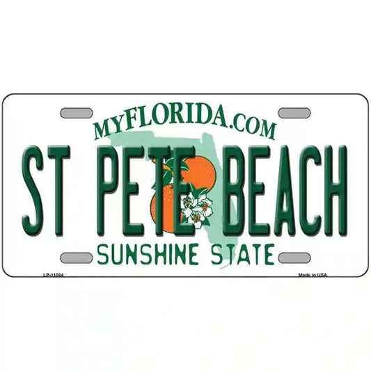 St Pete Beach Florida Metal Sign
