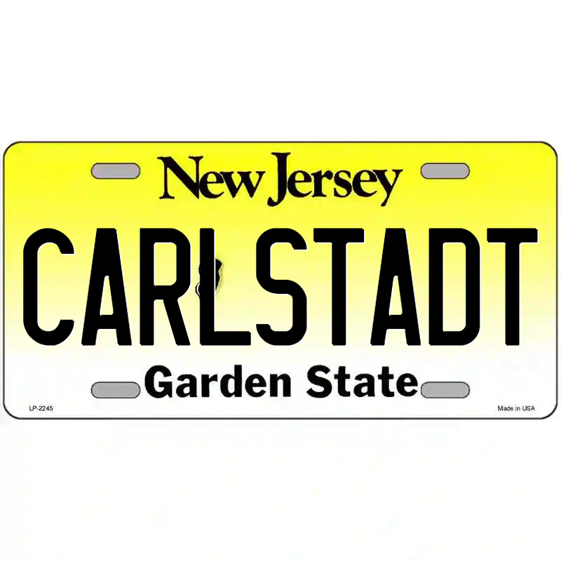 Carlstadt New Jersey Metal Sign