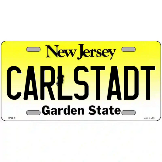 Carlstadt New Jersey Metal Sign