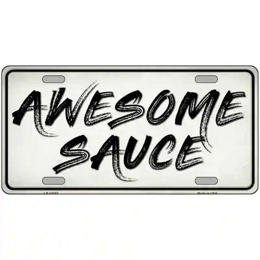 Awesome Sauce Metal Sign