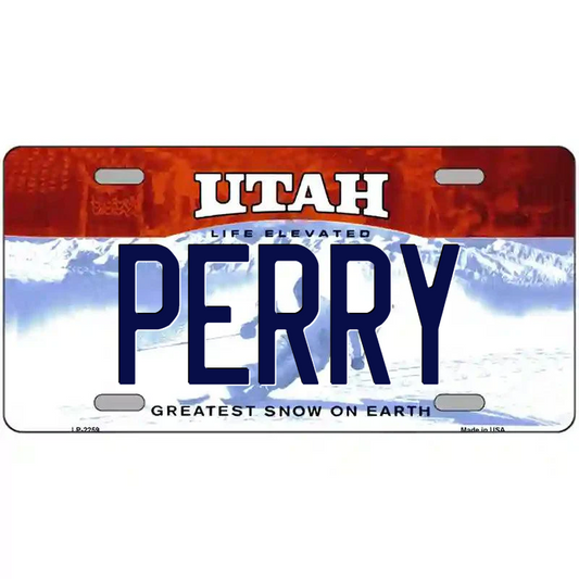 Perry Utah Metal Sign