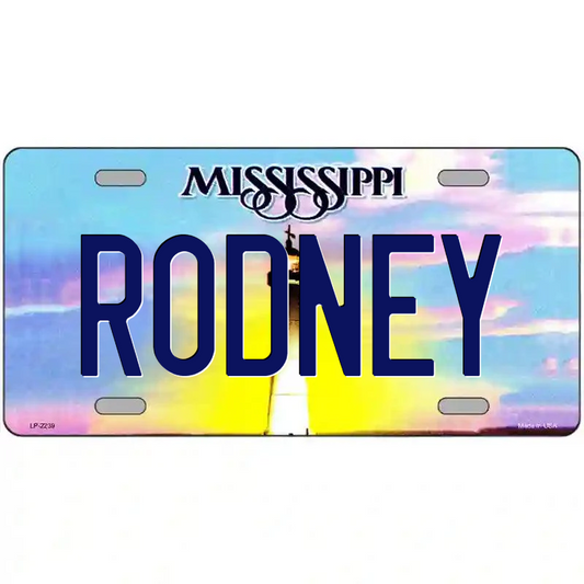 Rodney Mississippi Metal Sign